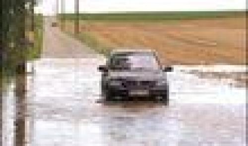 Fortes pluies : inondations à Lamine et Remicourt